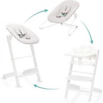 Fillikid Pia Swing Hochstuhl – Unisex, 3‑in‑1-Design in Weiß