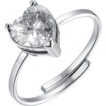 Luca Barra Crystal Heart – Anillo para Mujer