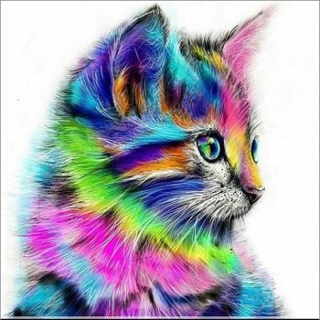 Llenado de Colores: Gato y Mariposa