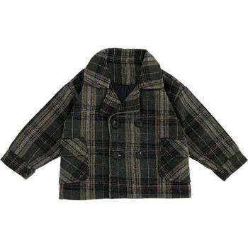 Toddler Boy's Thick Wool Outwear Jacket