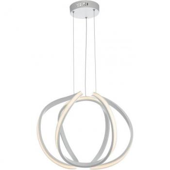 Lampadario LED Circolare Piccolo Bianco Dar Alonsa