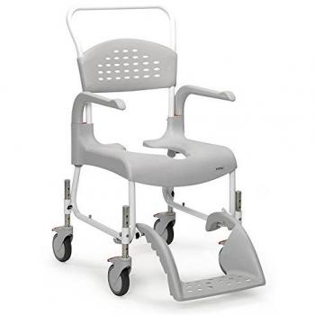 Sedia Confort WC Clean: Braccioli & Ruote Multi-Altezza