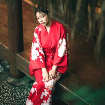 Kimono de Manga Larga Fotográfico