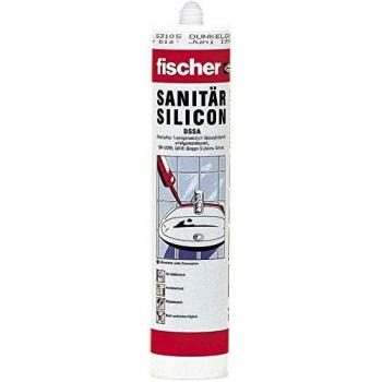 Fischer DSSA Bathroom Silicone Factory Colour Black 310 ml