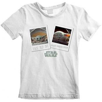 The Mandalorian The Child Kids White T-Shirt (7-8)