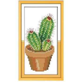 Joy Sunday Counted Cactus Patterns Embroidery Kit