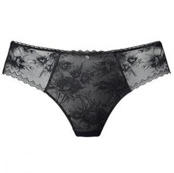 LASCANA Damen String aus floraler, transparenter Spitze in Rosa (Light Lavenda) Gr. 36/38