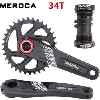 MEROCA MTB Crankset 170mm GXP 38T Narrow Wide Chainring