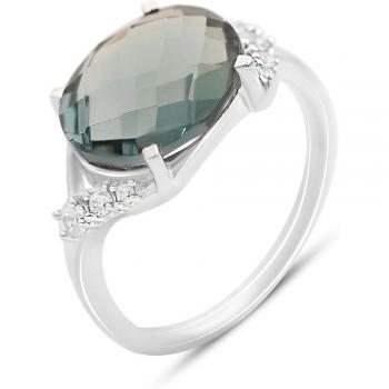 Bague argent 3,48 g topaze London Blue
