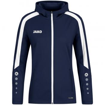JAKO Damen Kapuzensweatjacke Power Blau 34