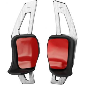 Extensiones de palas de cambio para volante DSG de aluminio VW Tiguan Golf 6 MK5 MK6 Jetta GTI R20 R36 CC Scirocco