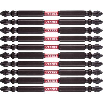 VESSEL Double‑Headed 110mm Torsion Bits – 10‑Piece Kit