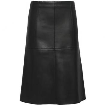 S.Oliver BLACK LABEL Lederimitatrock mit Ziernähten