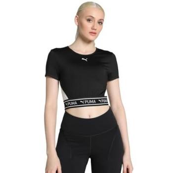 PUMA Unisex Strong Baby T-Shirt in Schwarz, Größe L