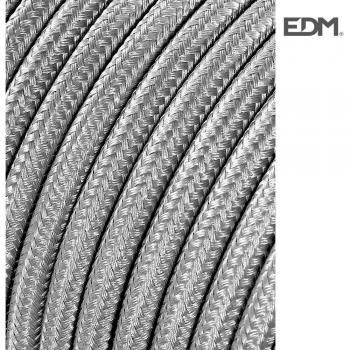 CABLE CORDÓN TUBULAR 2x0,75mm C64 PLATA 5mts
