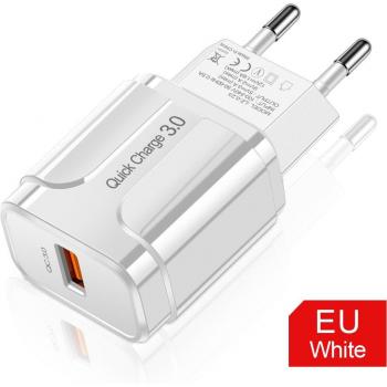 Cargador Multi‑USB 18W con Velocidad Súper Rápida 3A