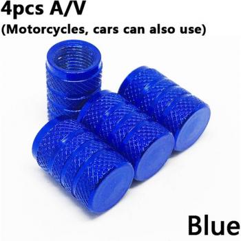 Capuchons de roue en aluminium, 4 pièces, pour voiture et vélo, 5 couleurs