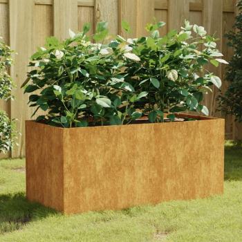 Planter 80x40x40 cm Corten Steel Vidaxl