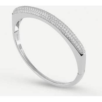 Pulsera Guess Mujer Reflejo Plateado