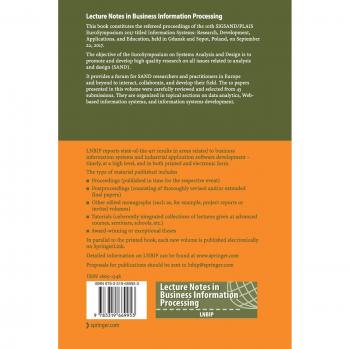 Information Systems: Research, Development, Applications, Education