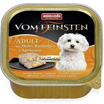 Animonda Vom Feinsten Gourmet Dog Wet Food with Chicken, Banana & Apricot 150g