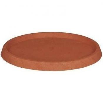 Vaso Decorativo Terra di Siena – Sottovaso Circolare 34 cm