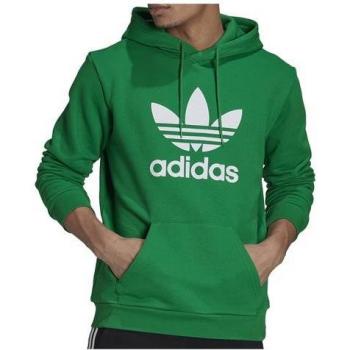 Felpa sportiva verde adidasi adicolor classics trefoil uomo XL cod. H06665