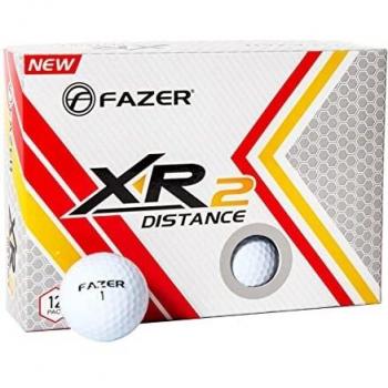 12‑Pack Fazer XR2 Distance Golf Balls – White