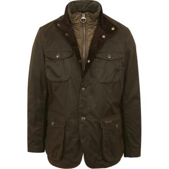 Veste Barbour Homme Cirée Vert