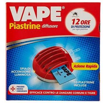 Vape Difusor de Insectos con Enchufe + 10 Placas