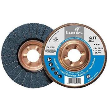Disque à surfacer à lamelles LUKAS‑ERZETT A27201250400065A, diamètre 125 mm, Ø de perçage 22.23 mm, 10 pc(s)