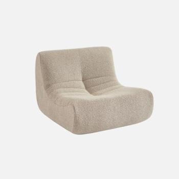 Sokol Kid Textured Beige Boucle Chair – SwEEEK 63×67×45 cm