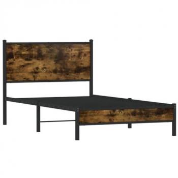 Metal Bed Frame 100x190 cm without Mattress