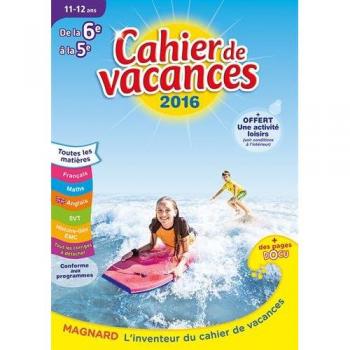 Cahier de vacances
