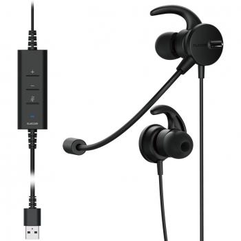 Black Binaural Headset, USB Dual Mic, Mute Function (HS‑EP101UNCBK)