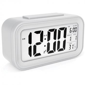 SIN&MI Alarm Clock with Large LED Screen and Snooze Function