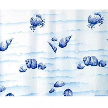 Cortina de Baño G-Conchiglie Celeste 180X200 Gedy
