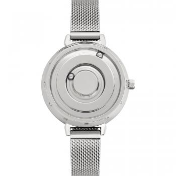Silverscape Elegance Watch – 36mm Waterproof Analog for Her