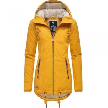 Damen Parka Zuzka Winter von Ragwear Gelb