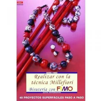 Serie Fimo Nº 22. Realizar Con La Tecnica Millefiori Bisuteria Con Fimo