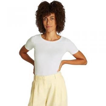 Tommy Hilfiger T-Shirt Elegante Écru 37866
