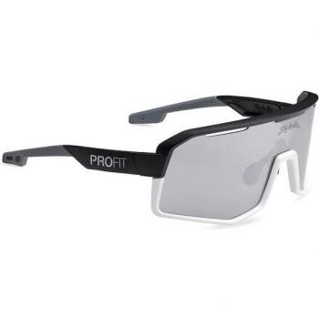 Spiuk Profit 3 Performance Brille schwarz/weiß mit roten Gläsern