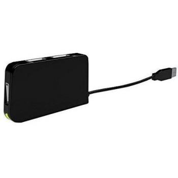Approx (APPHT4BK) External 4-Port USB 2.0 Travel Hub, USB Powered, LED