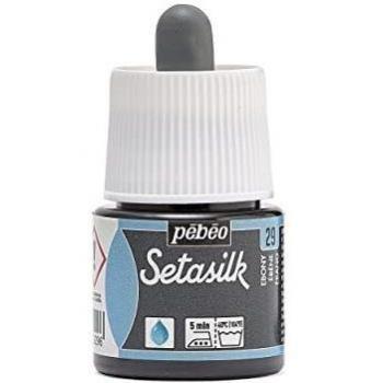 Setasilk Farbset Pebeo – 45 ml Ebenholz (Künstler & Bastel)