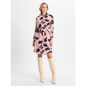MORE&MORE Knielanges Kleid mit Ausschnitt, Größe 42