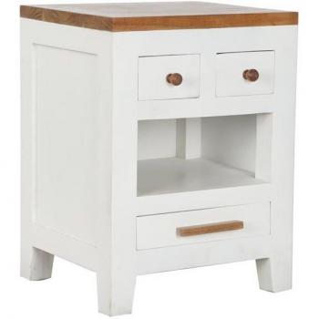 Tabouret de chevet contemporain en acacia et manguier (45 x 40 x 60 cm) – Dkd Home Decor
