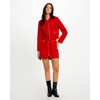 Morgan Minigonna 241‑JADA Rosso Straight Fit Sportiva