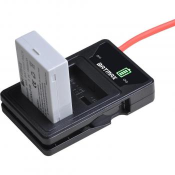 Kamera‑Powerpaket: 4×LP‑E8 1800 mAh, eingebautes USB‑Ladegerät