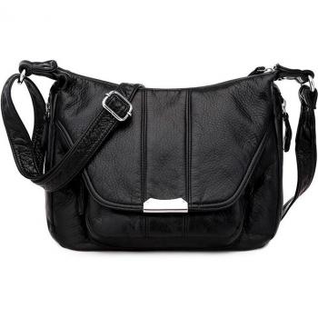 Bolso de Cuero PU con Bolsillo