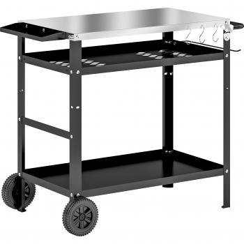 Mesa auxiliar de cocina exterior 100x52x80cm